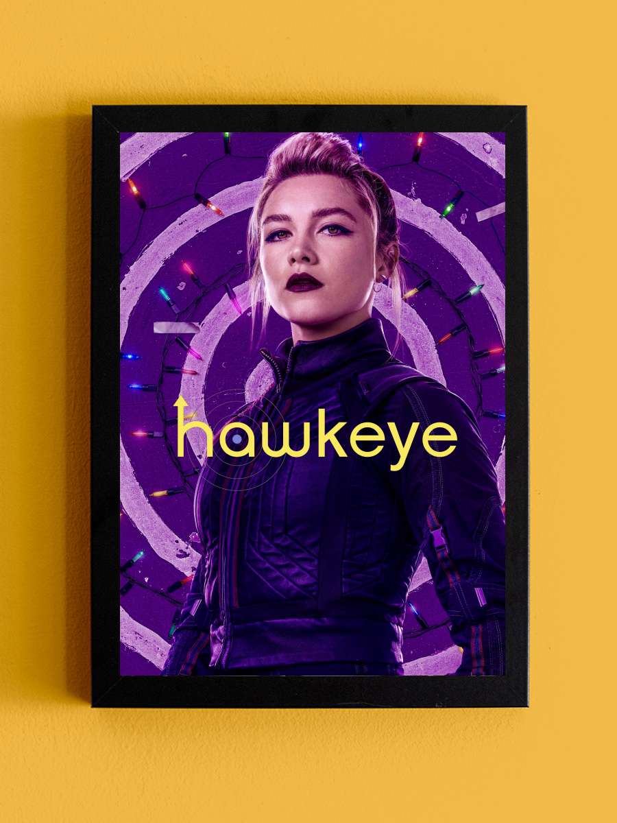 Hawkeye Dizi Tablo Siyah Çerçeveli Dizi Poster Duvar Tablo