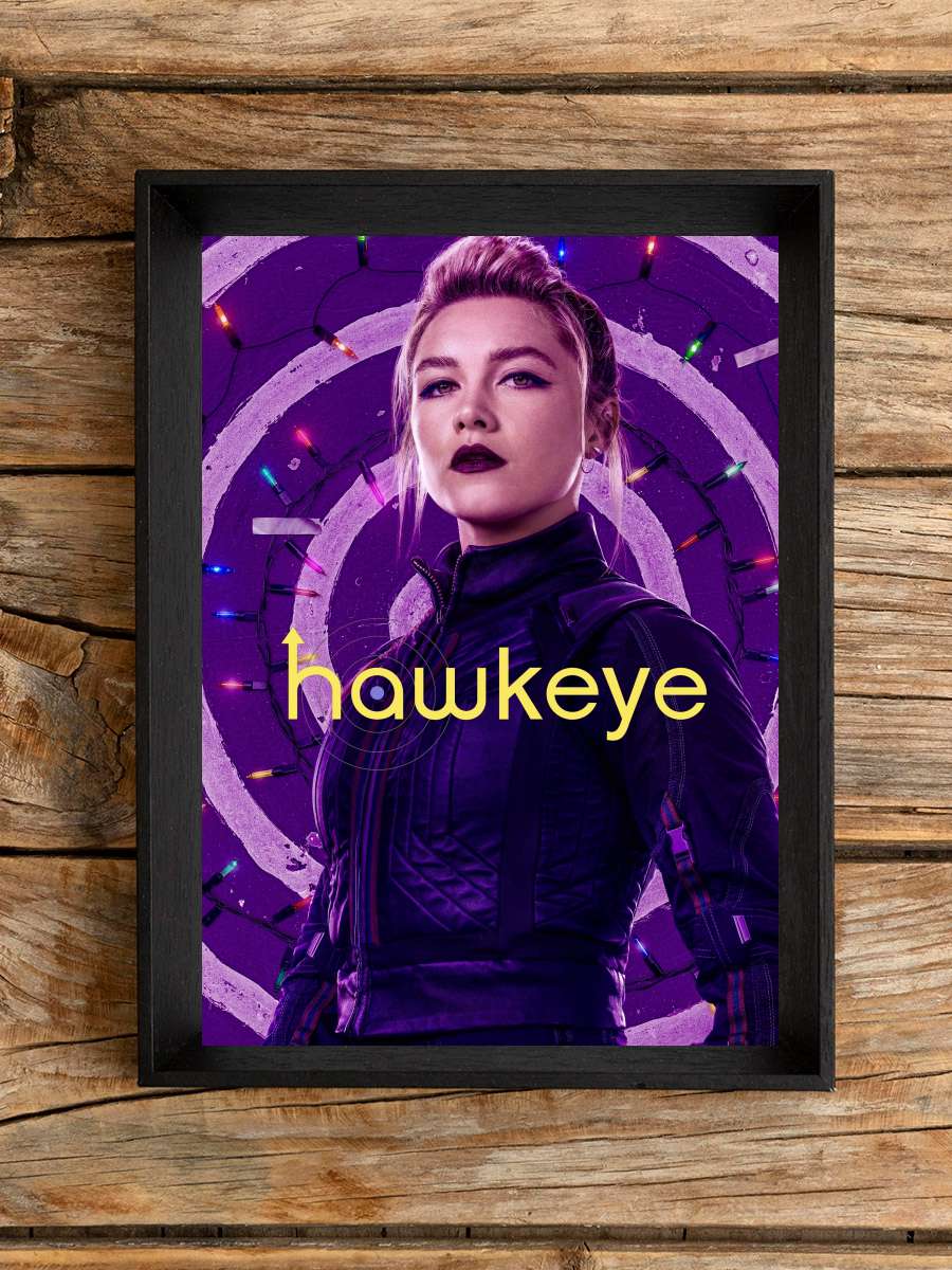 Hawkeye Dizi Tablo Siyah Çerçeveli Dizi Poster Duvar Tablo