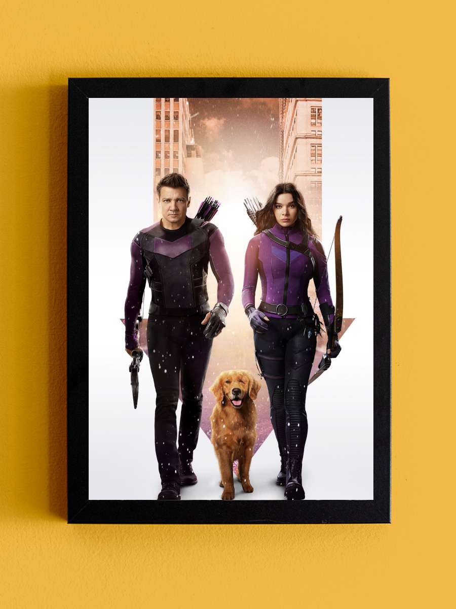 Hawkeye Dizi Tablo Siyah Çerçeveli Dizi Poster Duvar Tablo