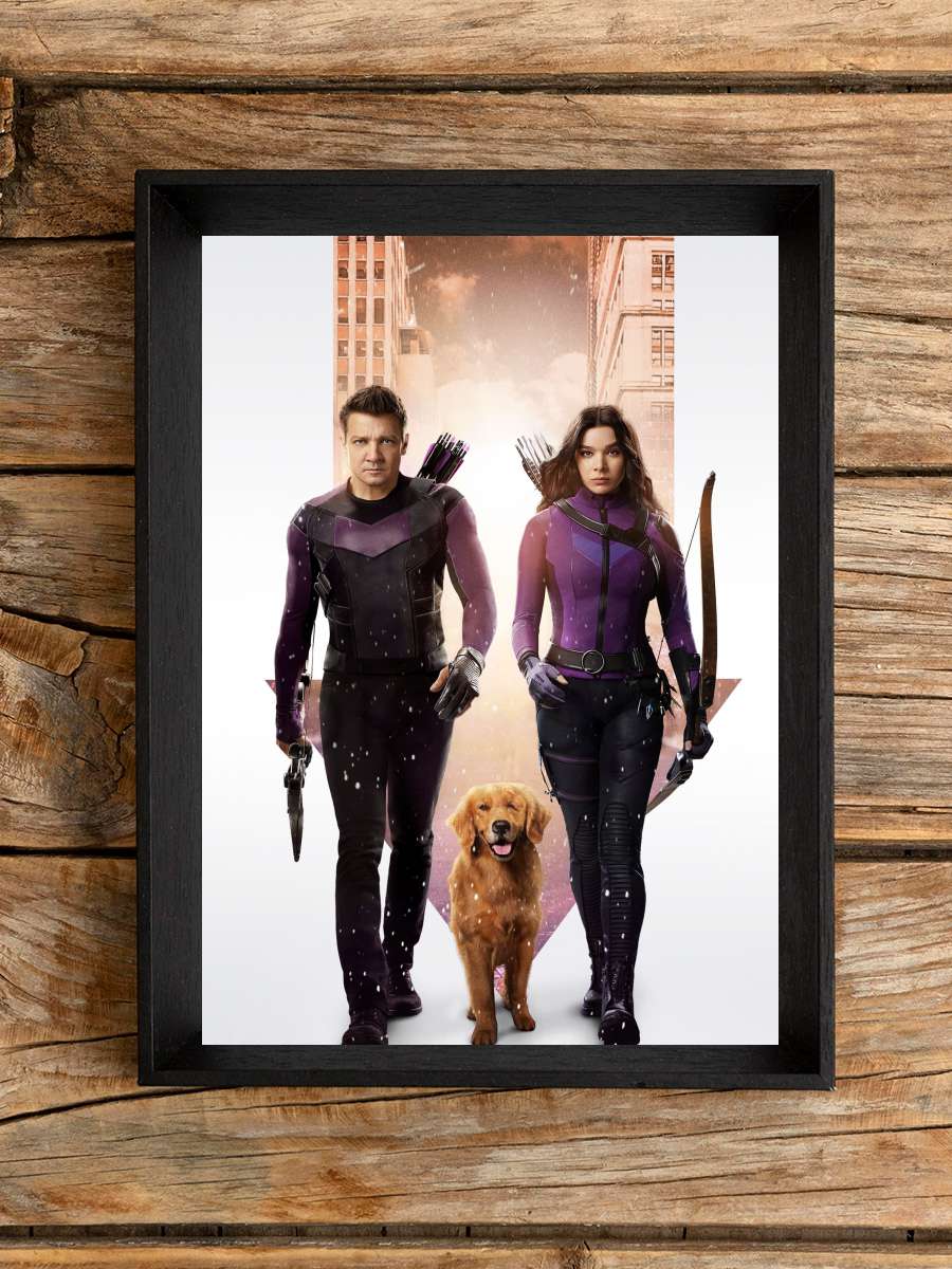 Hawkeye Dizi Tablo Siyah Çerçeveli Dizi Poster Duvar Tablo