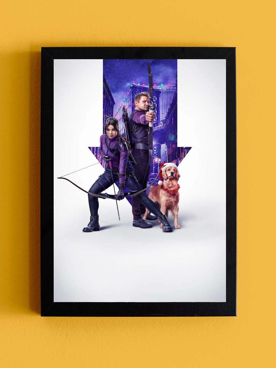 Hawkeye Dizi Tablo Siyah Çerçeveli Dizi Poster Duvar Tablo