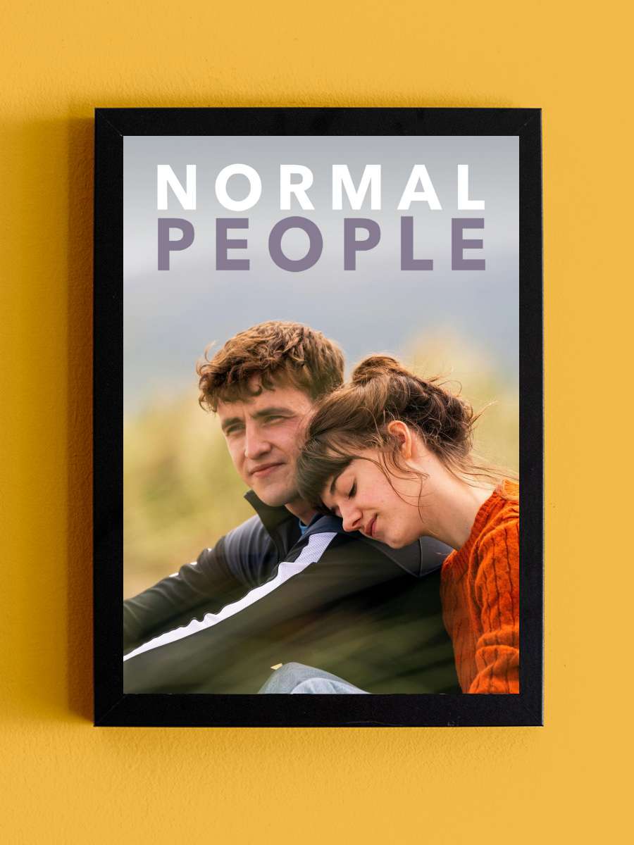 Normal People Dizi Tablo Siyah Çerçeveli Dizi Poster Duvar Tablo