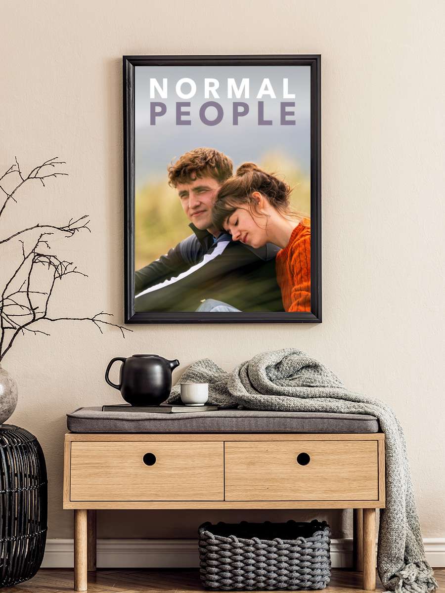 Normal People Dizi Tablo Siyah Çerçeveli Dizi Poster Duvar Tablo