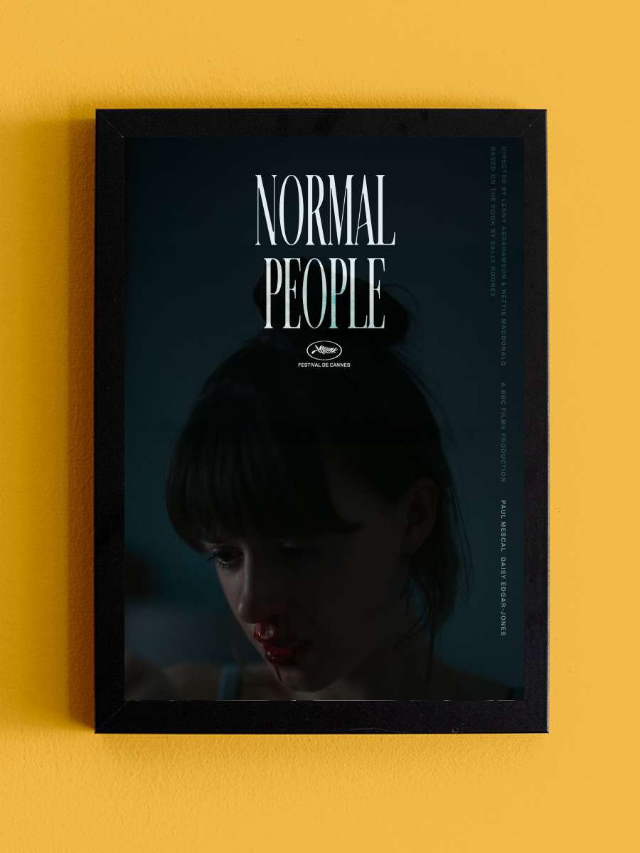 Normal People Dizi Tablo Siyah Çerçeveli Dizi Poster Duvar Tablo