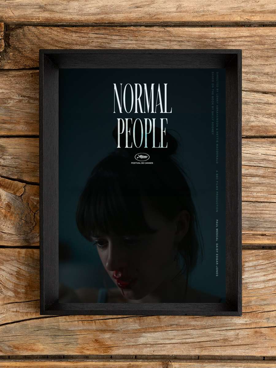 Normal People Dizi Tablo Siyah Çerçeveli Dizi Poster Duvar Tablo