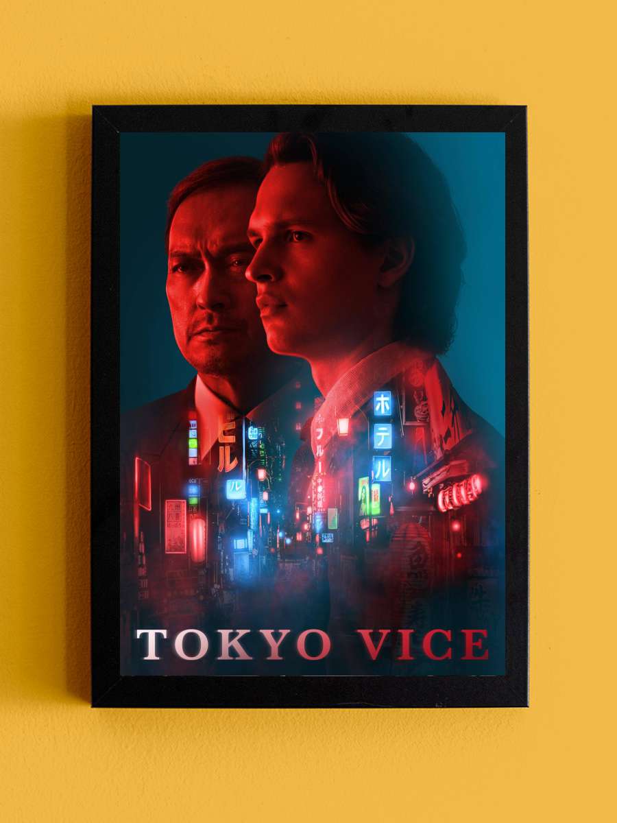 Tokyo Vice Dizi Tablo Siyah Çerçeveli Dizi Poster Duvar Tablo