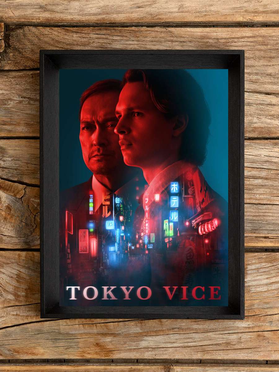 Tokyo Vice Dizi Tablo Siyah Çerçeveli Dizi Poster Duvar Tablo