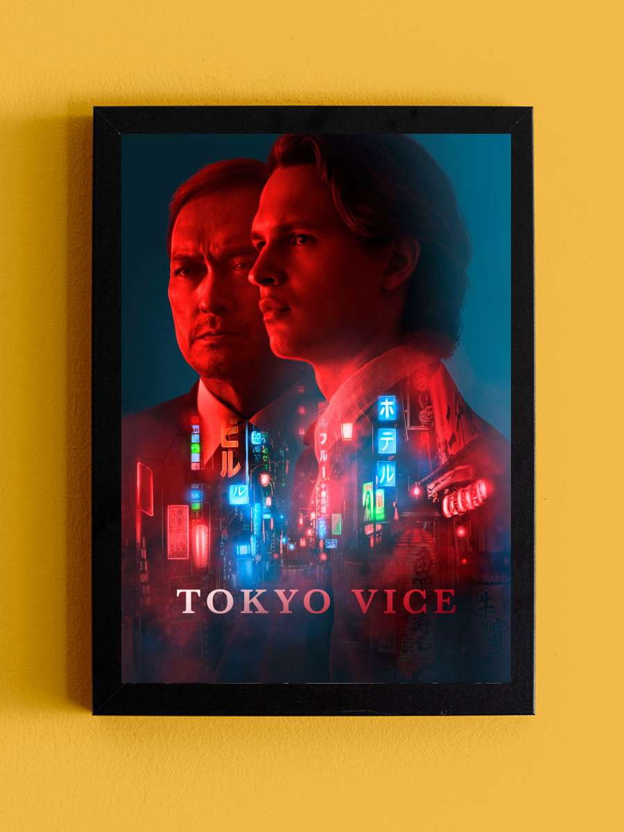 Tokyo Vice Dizi Tablo Siyah Çerçeveli Dizi Poster Duvar Tablo