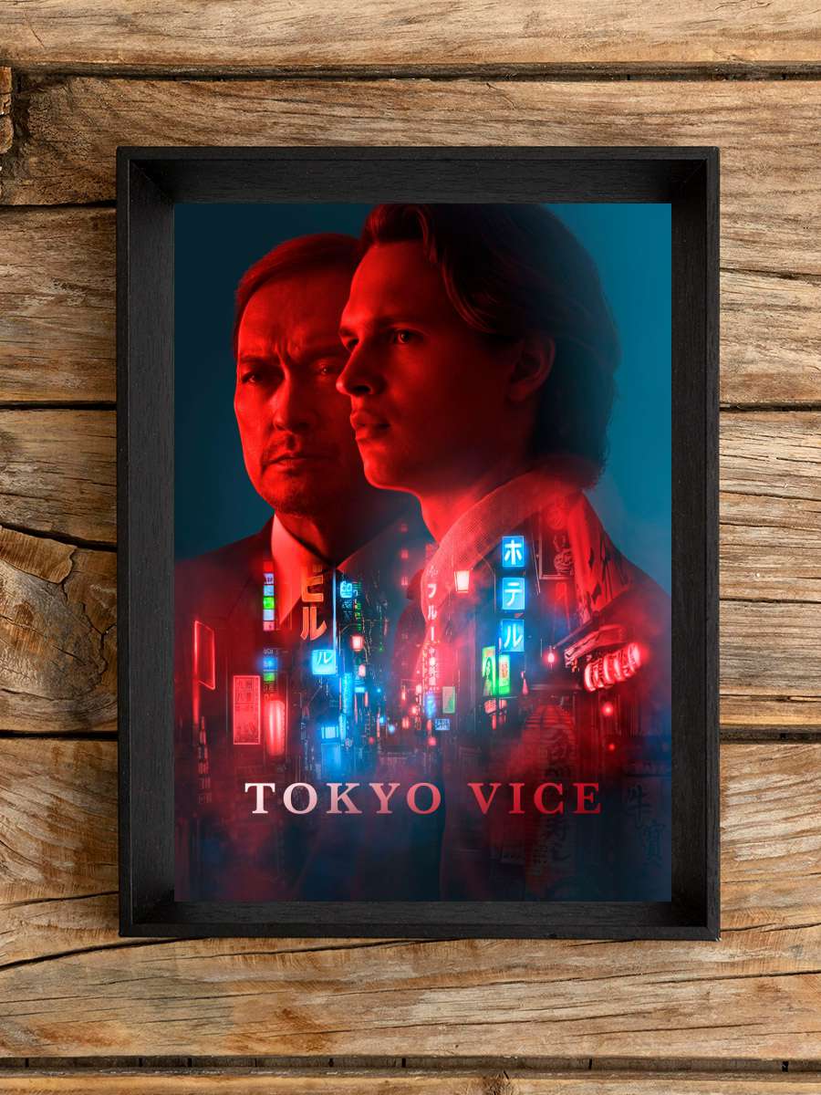 Tokyo Vice Dizi Tablo Siyah Çerçeveli Dizi Poster Duvar Tablo