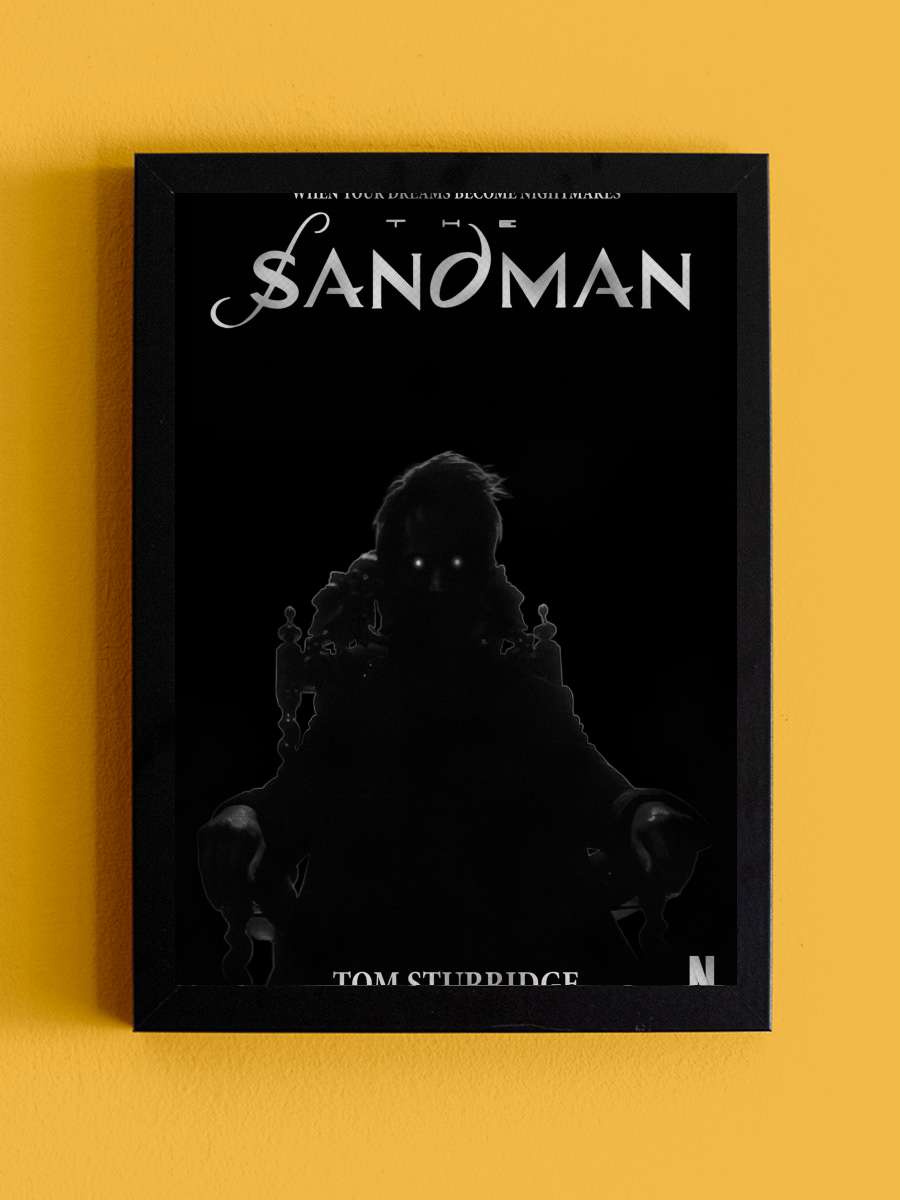 The Sandman Dizi Tablo Siyah Çerçeveli Dizi Poster Duvar Tablo