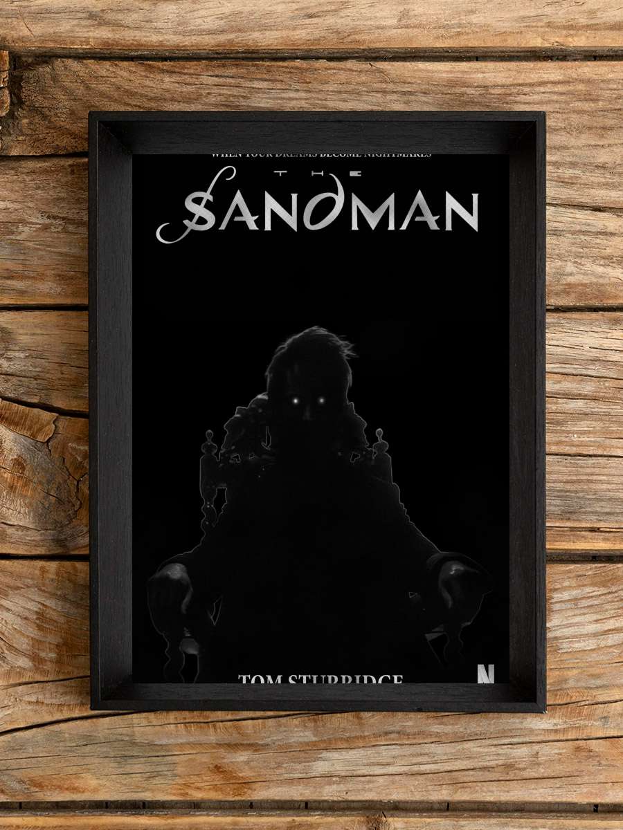 The Sandman Dizi Tablo Siyah Çerçeveli Dizi Poster Duvar Tablo