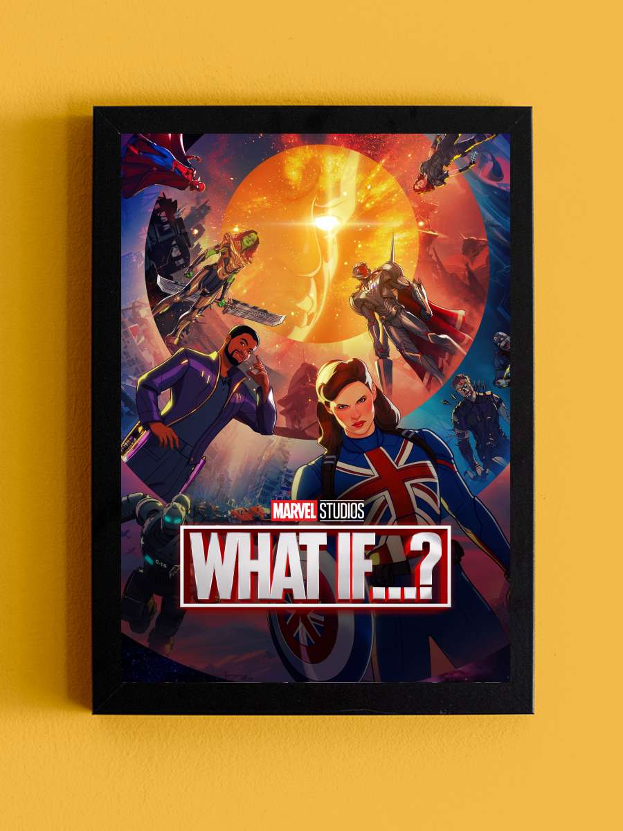 What If...? Dizi Tablo Siyah Çerçeveli Dizi Poster Duvar Tablo