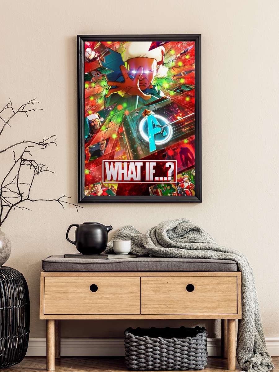 What If...? Dizi Tablo Siyah Çerçeveli Dizi Poster Duvar Tablo