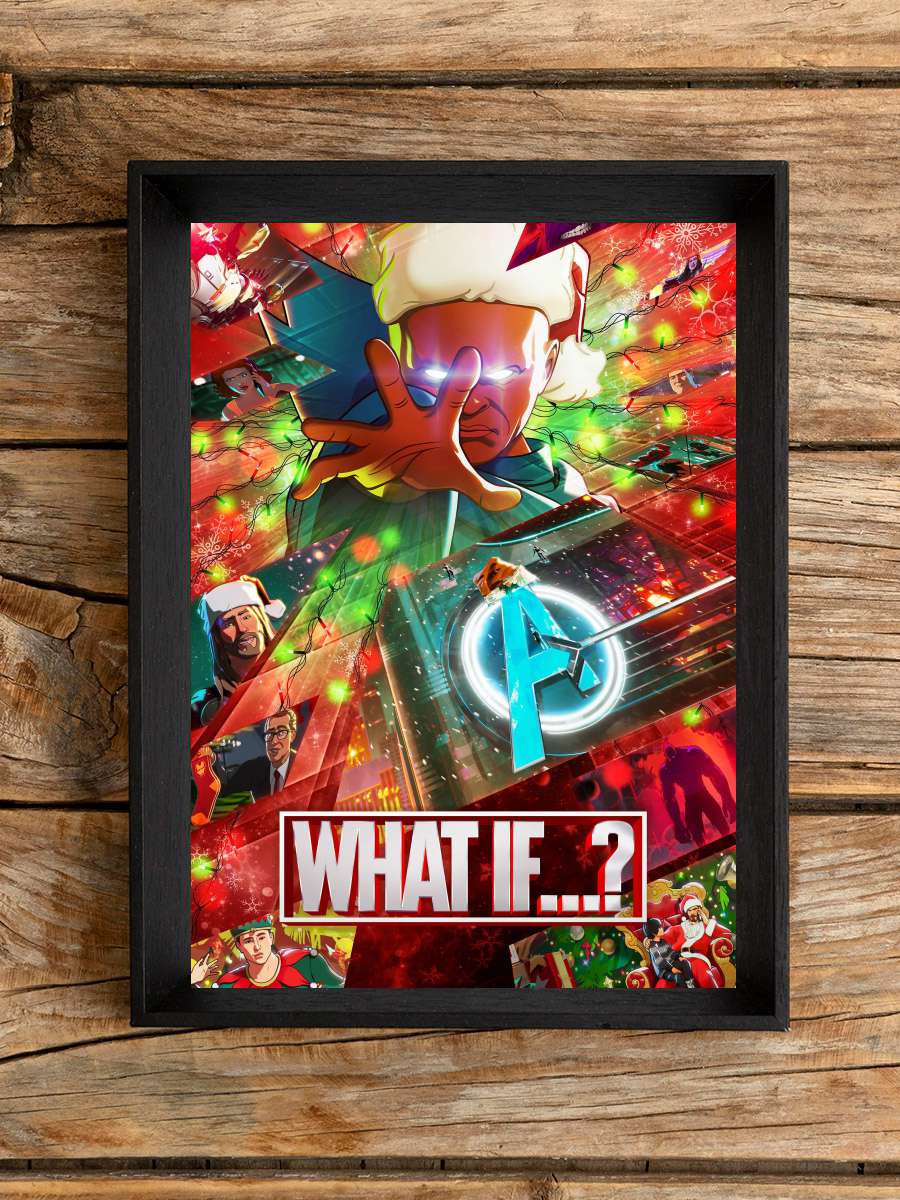 What If...? Dizi Tablo Siyah Çerçeveli Dizi Poster Duvar Tablo