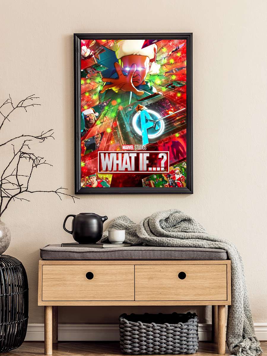 What If...? Dizi Tablo Siyah Çerçeveli Dizi Poster Duvar Tablo