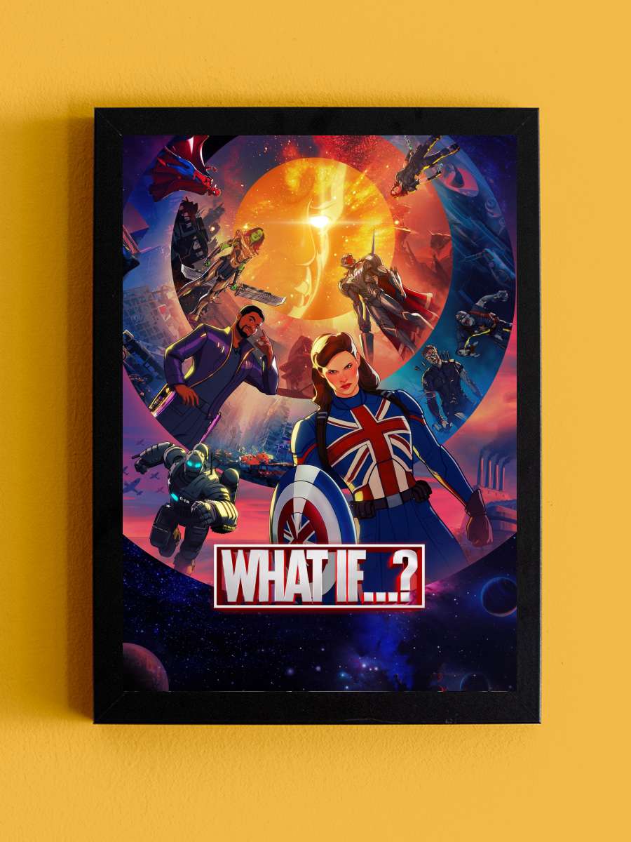 What If...? Dizi Tablo Siyah Çerçeveli Dizi Poster Duvar Tablo