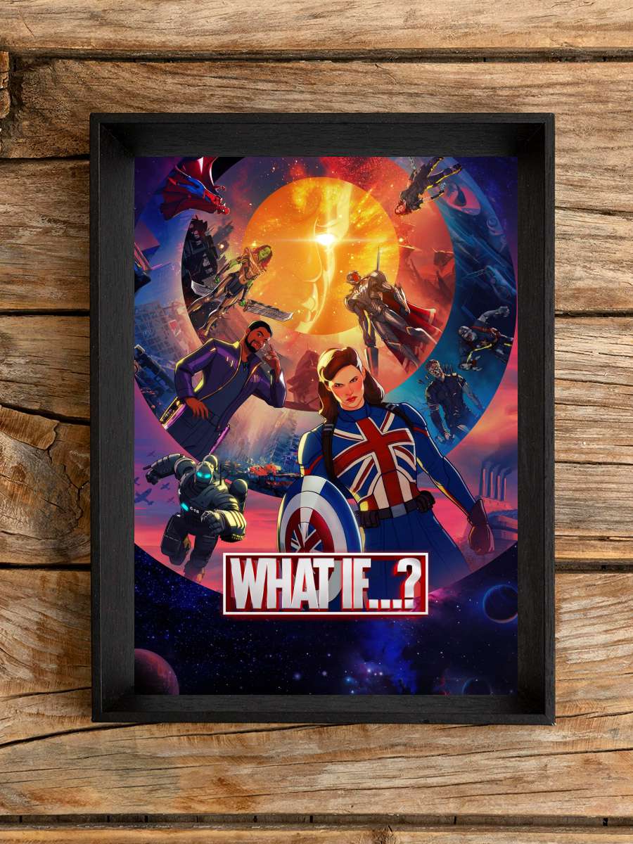 What If...? Dizi Tablo Siyah Çerçeveli Dizi Poster Duvar Tablo