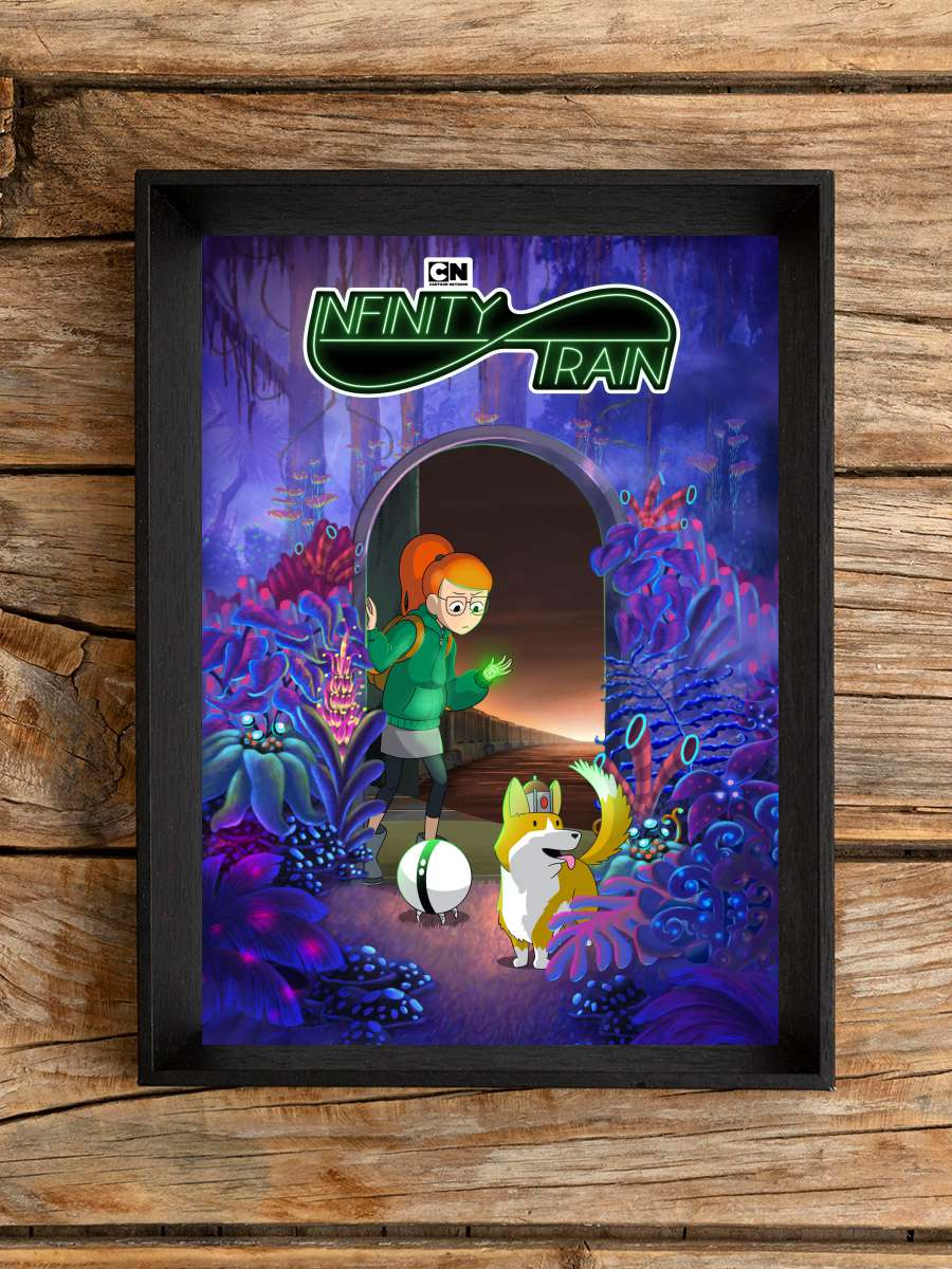 Infinity Train Dizi Tablo Siyah Çerçeveli Dizi Poster Duvar Tablo