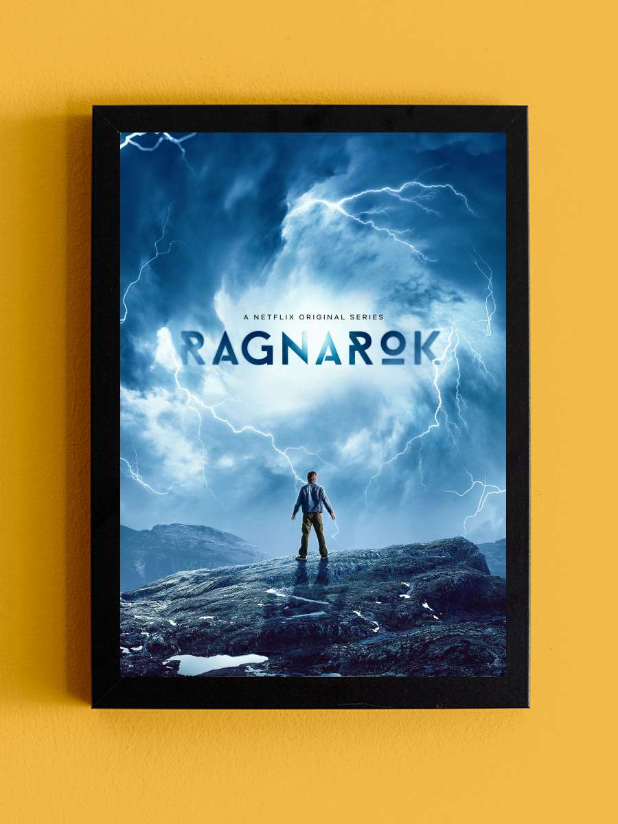 Ragnarok Dizi Tablo Siyah Çerçeveli Dizi Poster Duvar Tablo