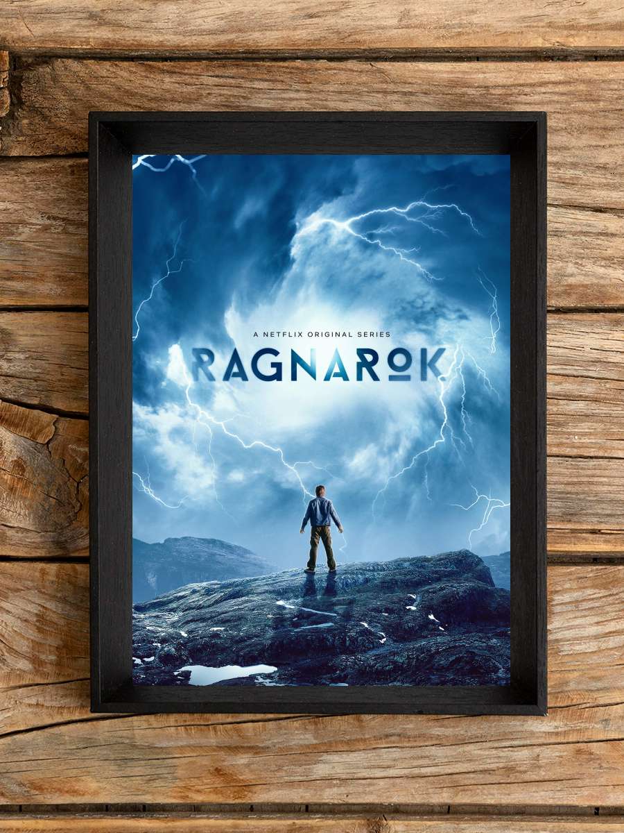 Ragnarok Dizi Tablo Siyah Çerçeveli Dizi Poster Duvar Tablo