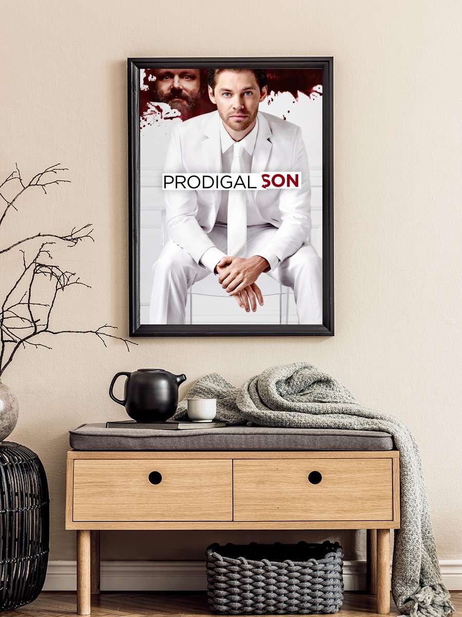 Prodigal Son Dizi Tablo Siyah Çerçeveli Dizi Poster Duvar Tablo