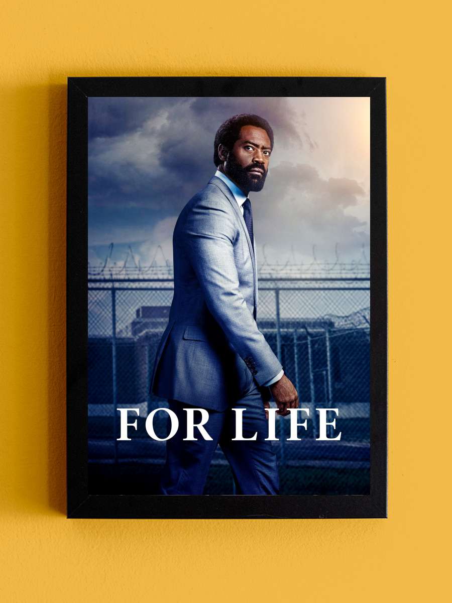 For Life Dizi Tablo Siyah Çerçeveli Dizi Poster Duvar Tablo