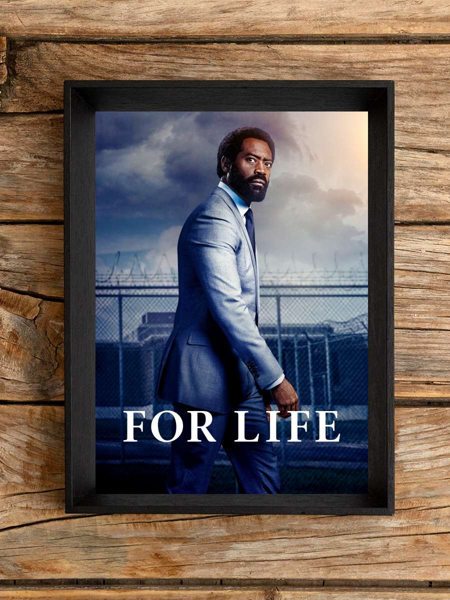 For Life Dizi Tablo Siyah Çerçeveli Dizi Poster Duvar Tablo