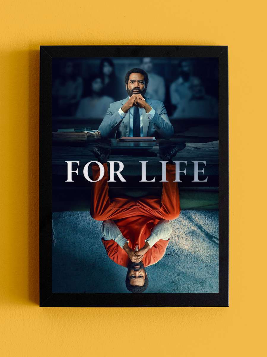 For Life Dizi Tablo Siyah Çerçeveli Dizi Poster Duvar Tablo