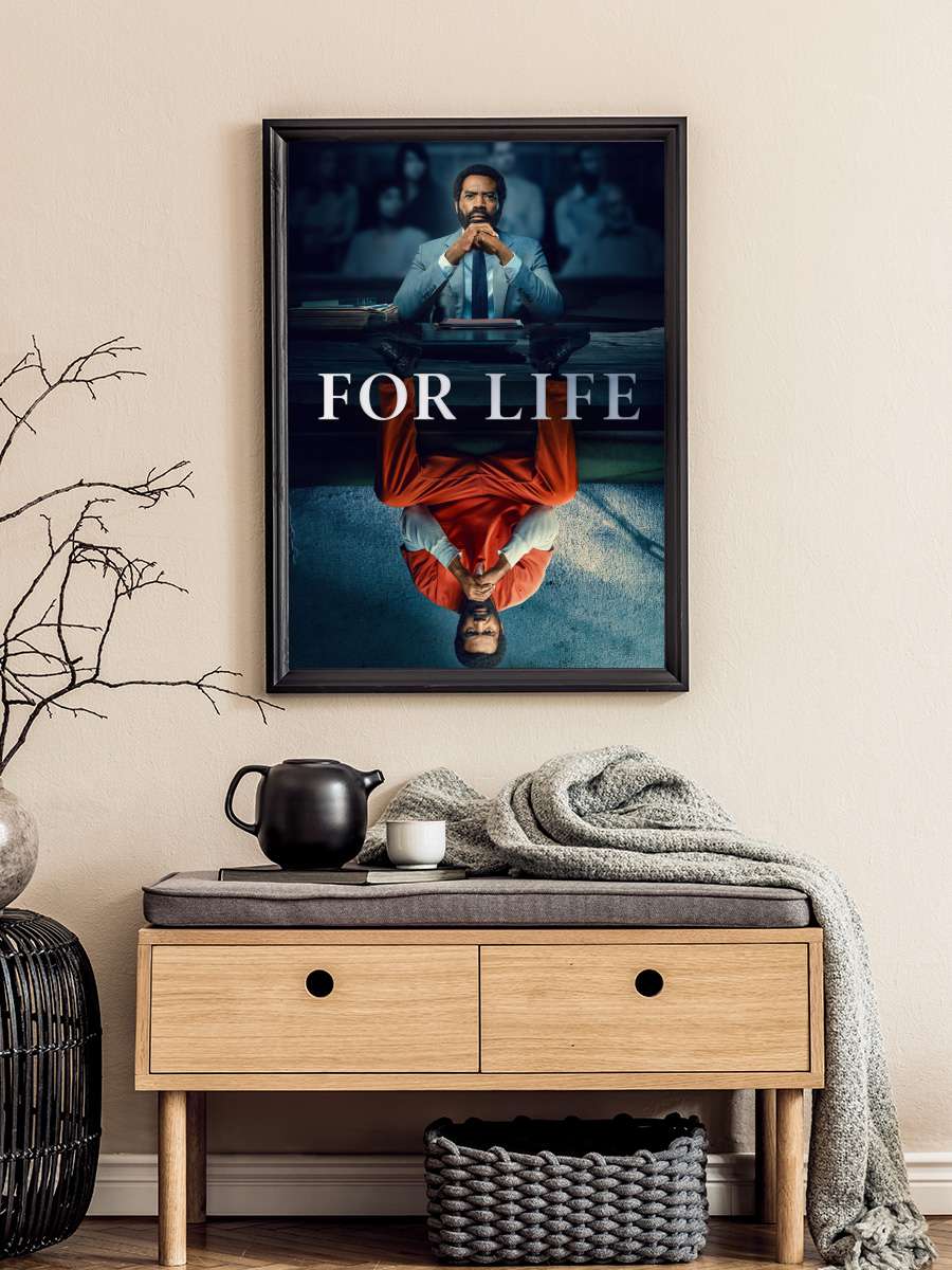 For Life Dizi Tablo Siyah Çerçeveli Dizi Poster Duvar Tablo