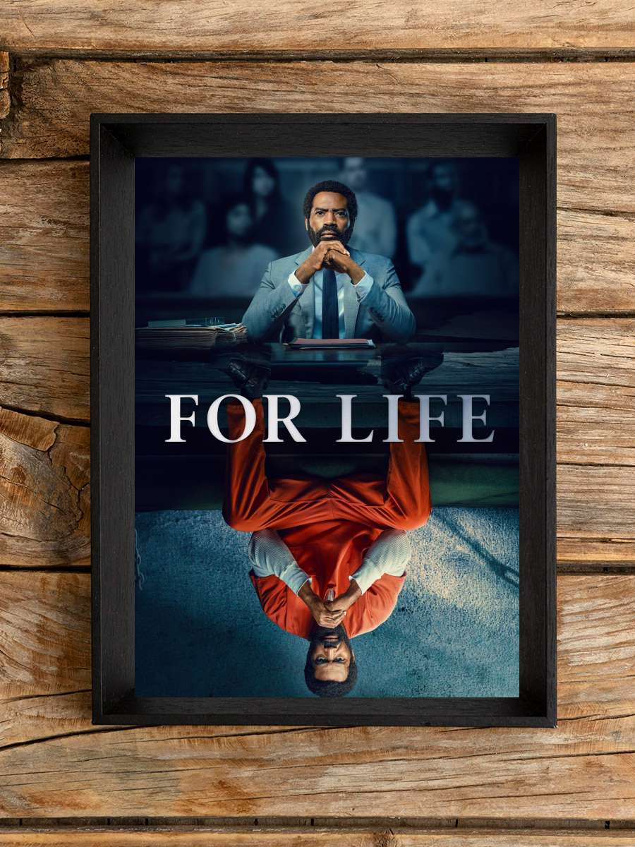 For Life Dizi Tablo Siyah Çerçeveli Dizi Poster Duvar Tablo