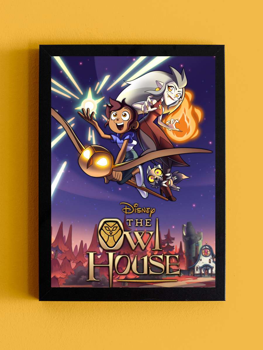 Baykuş Evi - The Owl House Dizi Tablo Siyah Çerçeveli Dizi Poster Duvar Tablo