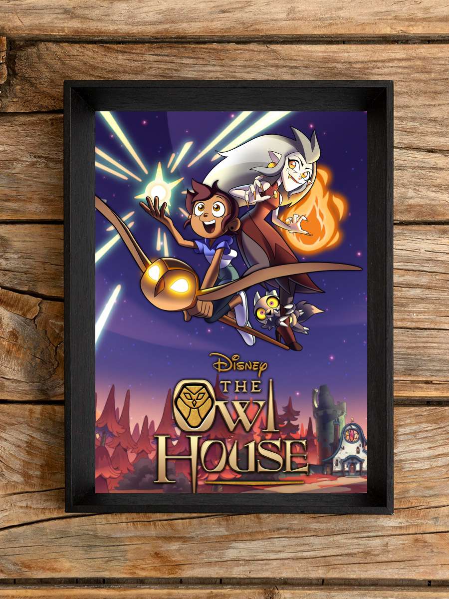 Baykuş Evi - The Owl House Dizi Tablo Siyah Çerçeveli Dizi Poster Duvar Tablo