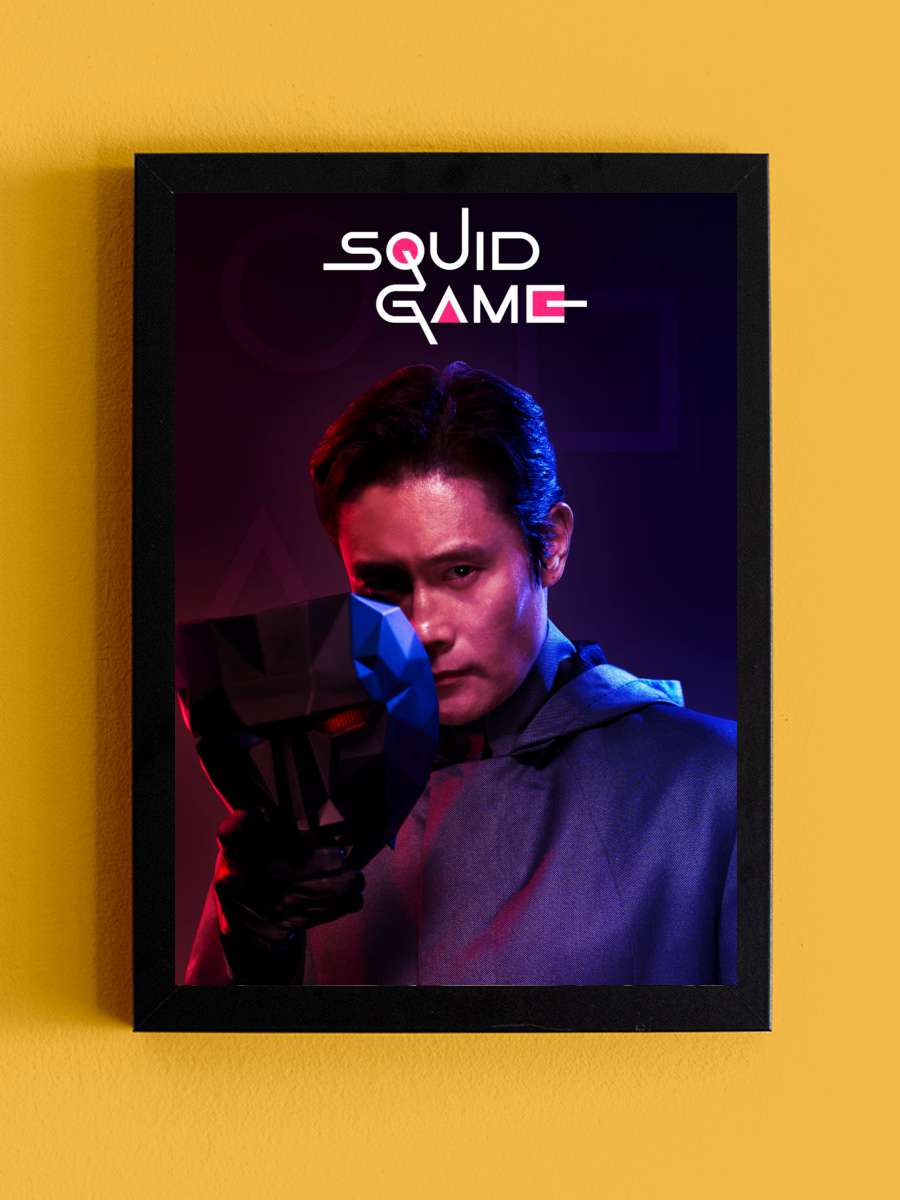 Squid Game - 오징어 게임 Dizi Tablo Siyah Çerçeveli Dizi Poster Duvar Tablo