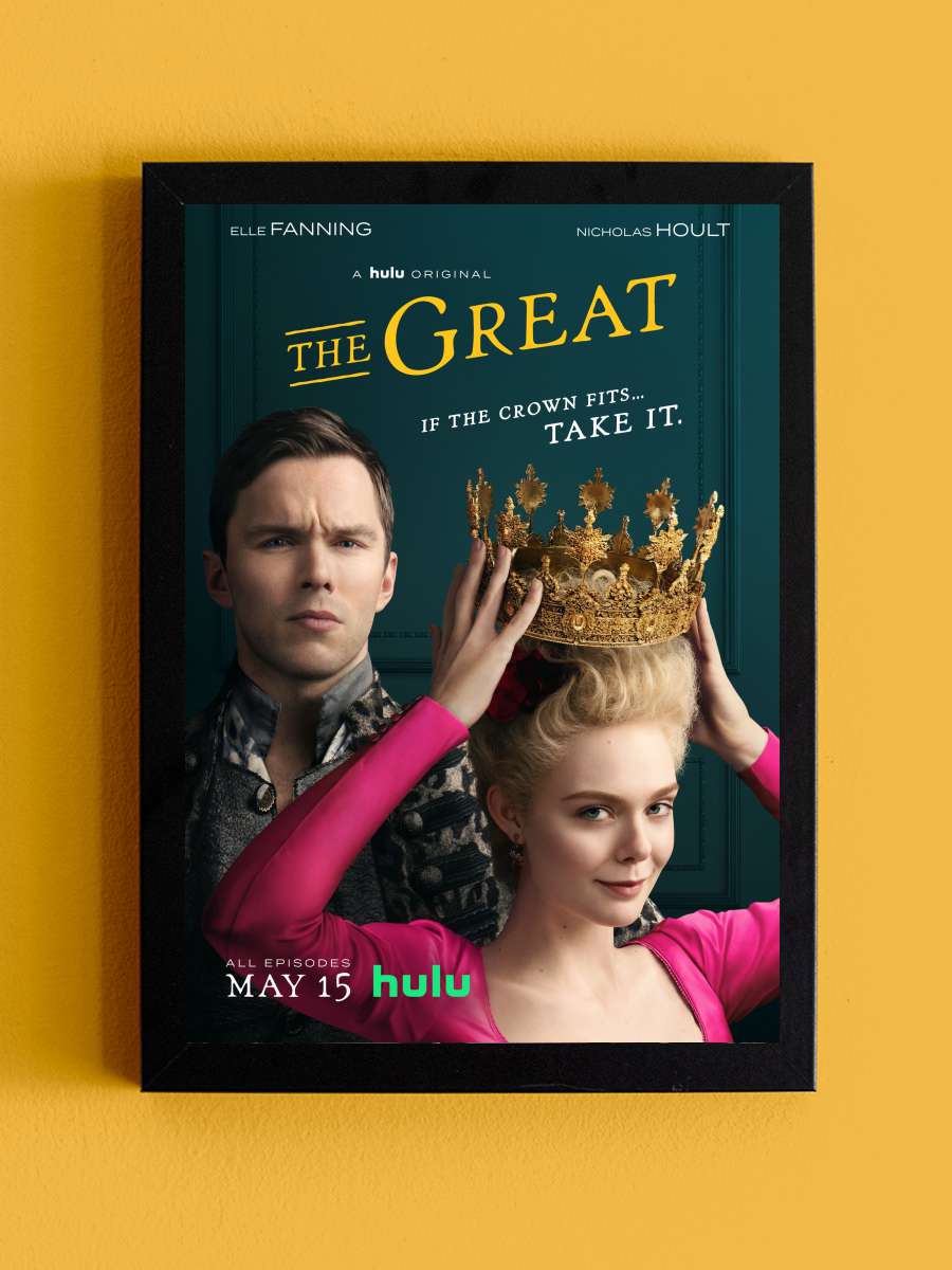 The Great Dizi Tablo Siyah Çerçeveli Dizi Poster Duvar Tablo