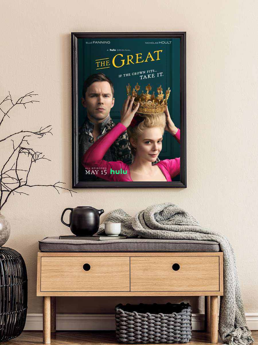 The Great Dizi Tablo Siyah Çerçeveli Dizi Poster Duvar Tablo