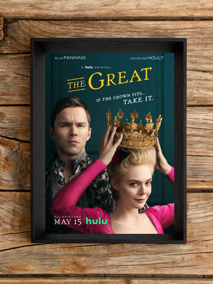 The Great Dizi Tablo Siyah Çerçeveli Dizi Poster Duvar Tablo