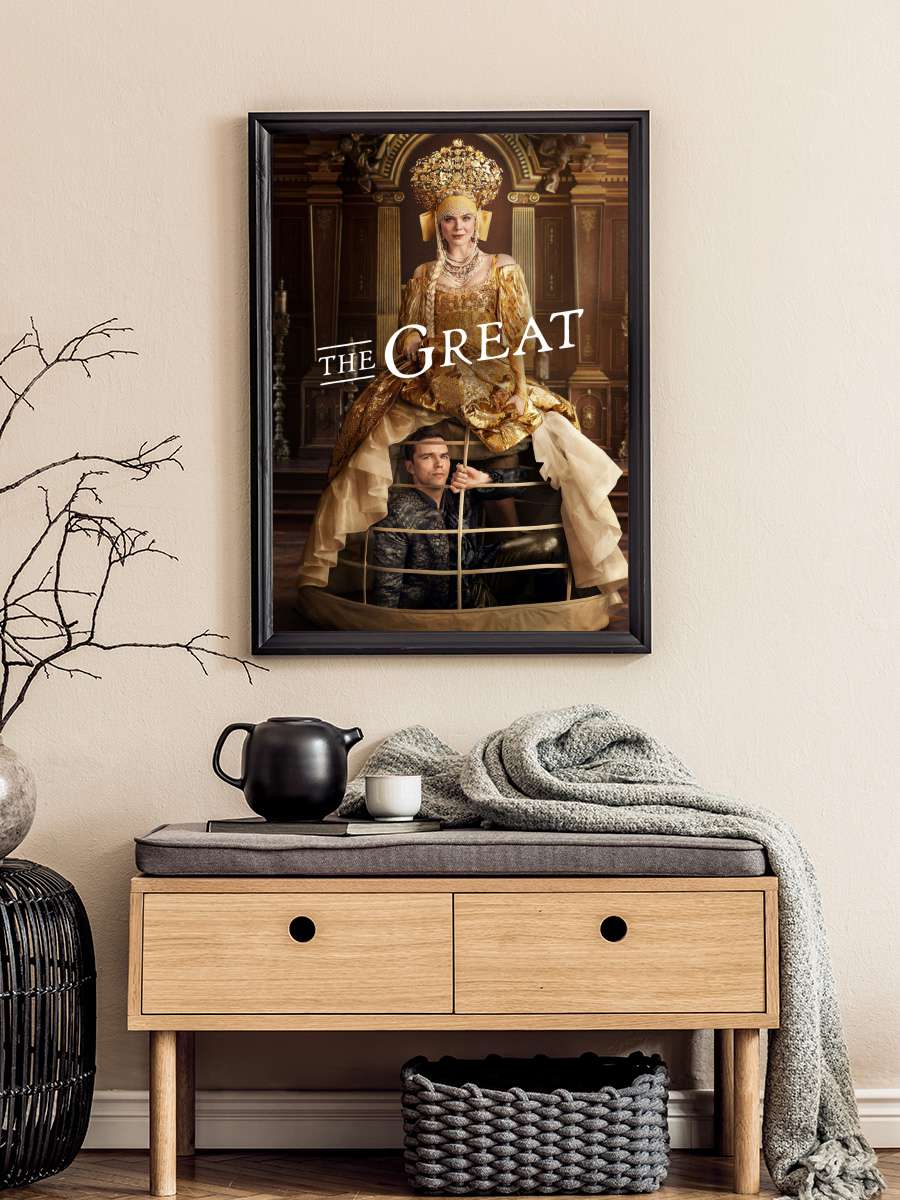 The Great Dizi Tablo Siyah Çerçeveli Dizi Poster Duvar Tablo