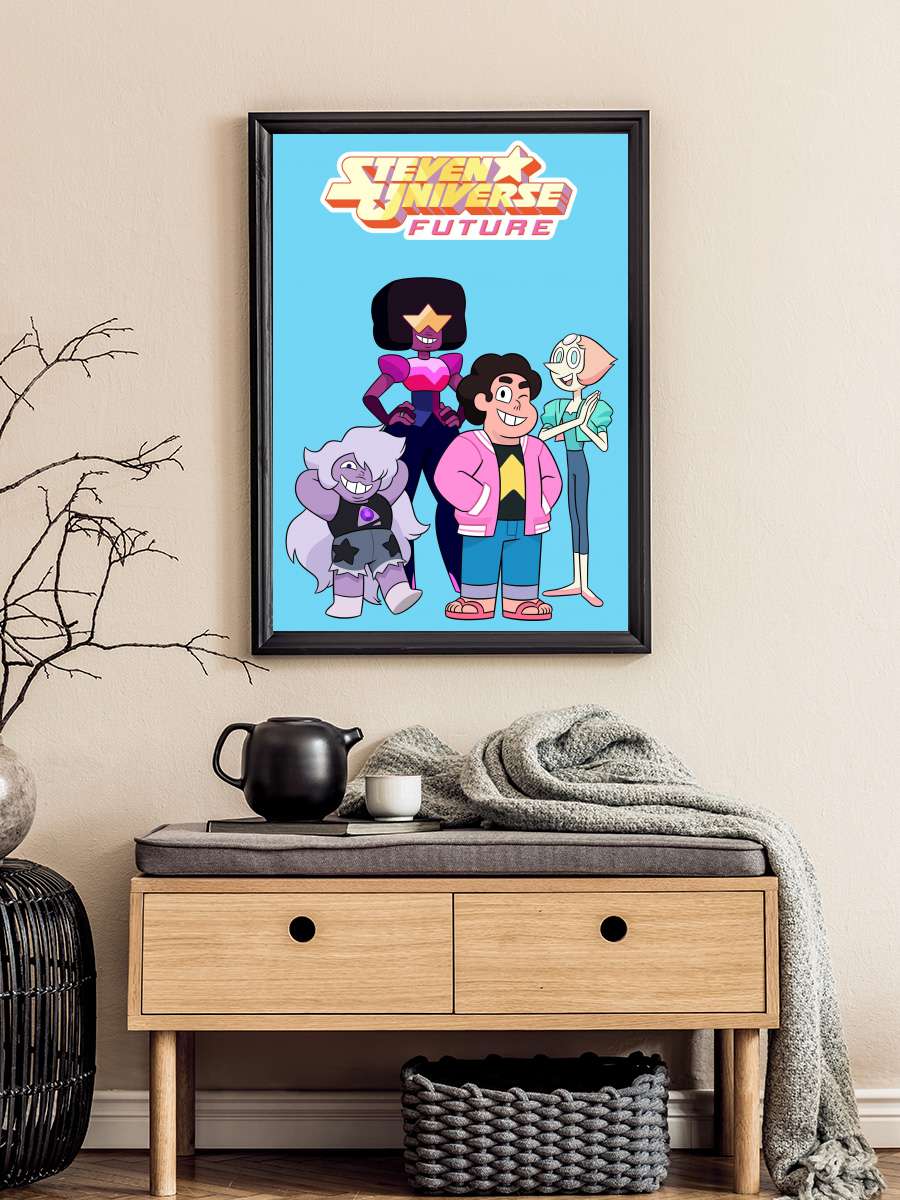 Steven Universe Future Dizi Tablo Siyah Çerçeveli Dizi Poster Duvar Tablo