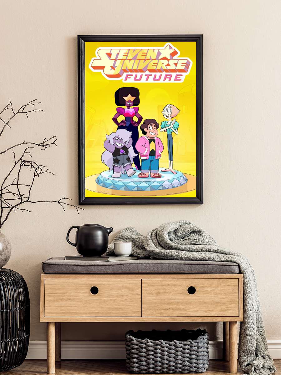 Steven Universe Future Dizi Tablo Siyah Çerçeveli Dizi Poster Duvar Tablo