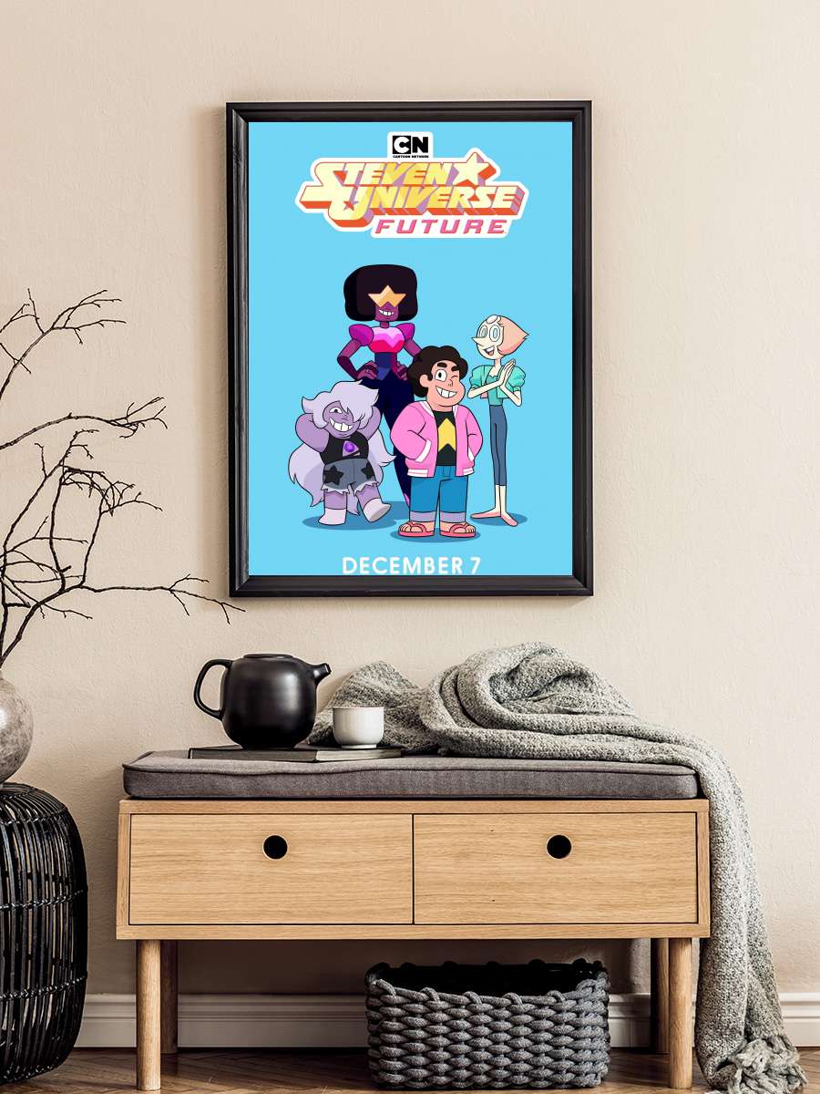 Steven Universe Future Dizi Tablo Siyah Çerçeveli Dizi Poster Duvar Tablo