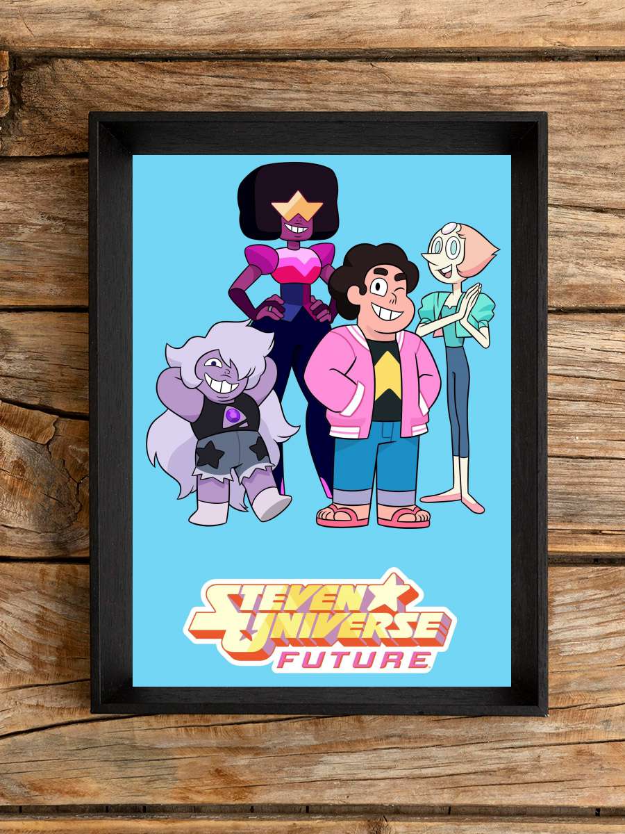 Steven Universe Future Dizi Tablo Siyah Çerçeveli Dizi Poster Duvar Tablo