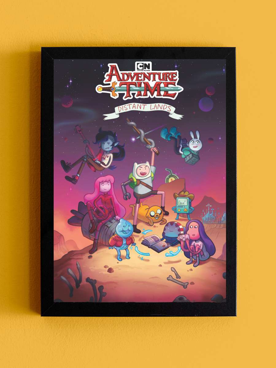 Adventure Time: Uzak Topraklar - Adventure Time: Distant Lands Dizi Tablo Siyah Çerçeveli Dizi Poster Duvar Tablo