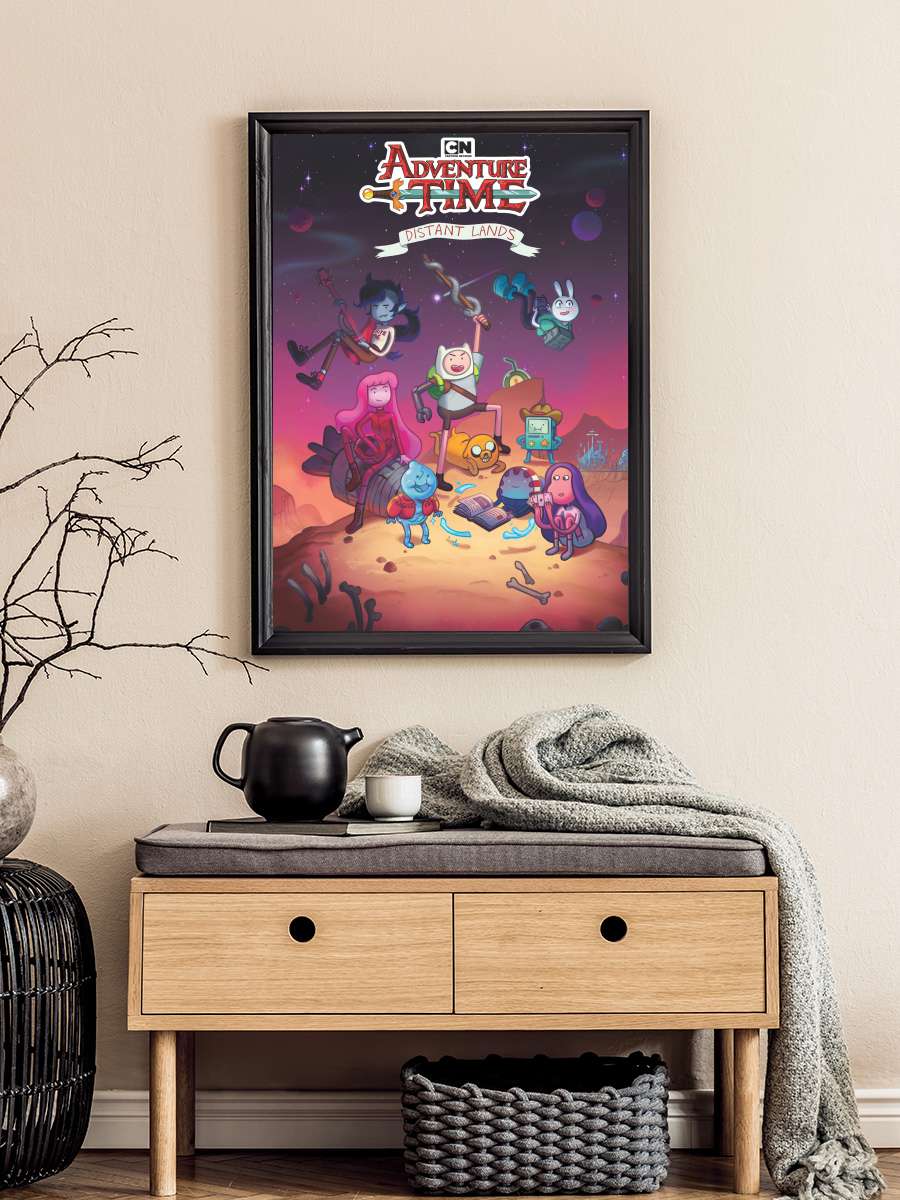 Adventure Time: Uzak Topraklar - Adventure Time: Distant Lands Dizi Tablo Siyah Çerçeveli Dizi Poster Duvar Tablo