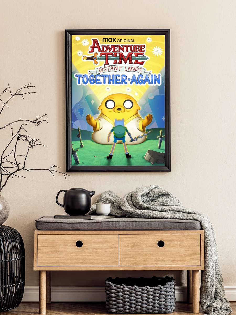 Adventure Time: Uzak Topraklar - Adventure Time: Distant Lands Dizi Tablo Siyah Çerçeveli Dizi Poster Duvar Tablo