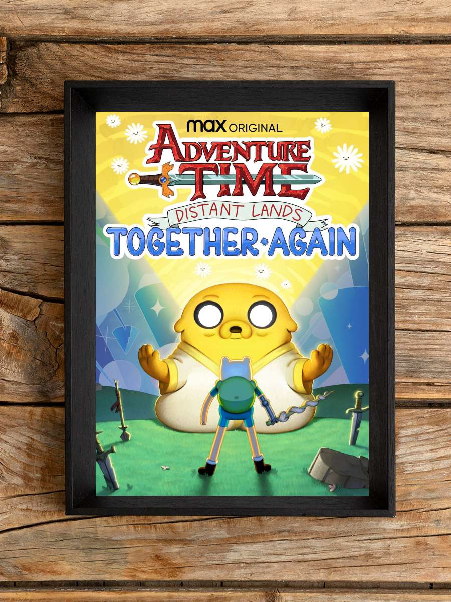 Adventure Time: Uzak Topraklar - Adventure Time: Distant Lands Dizi Tablo Siyah Çerçeveli Dizi Poster Duvar Tablo