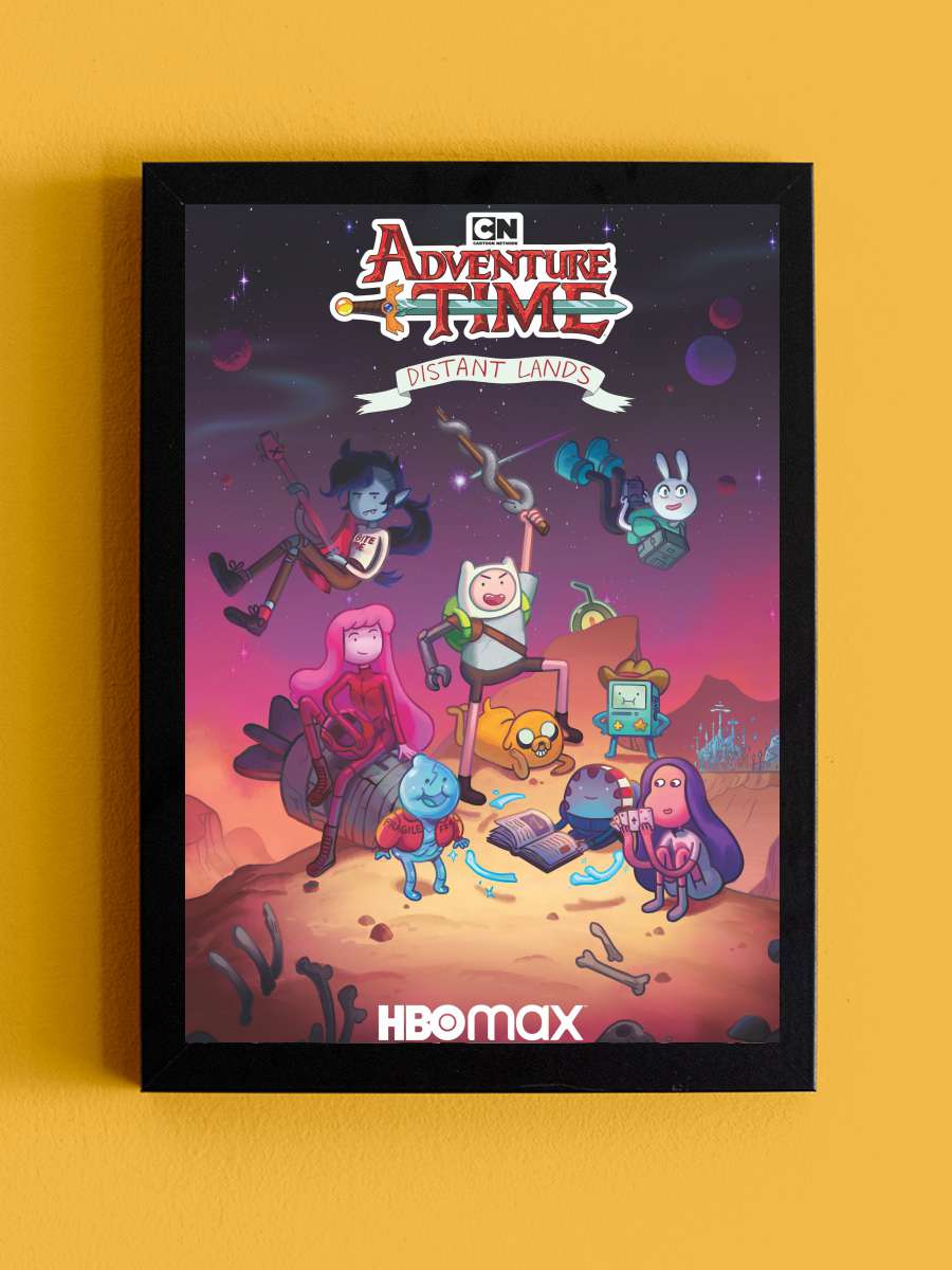 Adventure Time: Uzak Topraklar - Adventure Time: Distant Lands Dizi Tablo Siyah Çerçeveli Dizi Poster Duvar Tablo