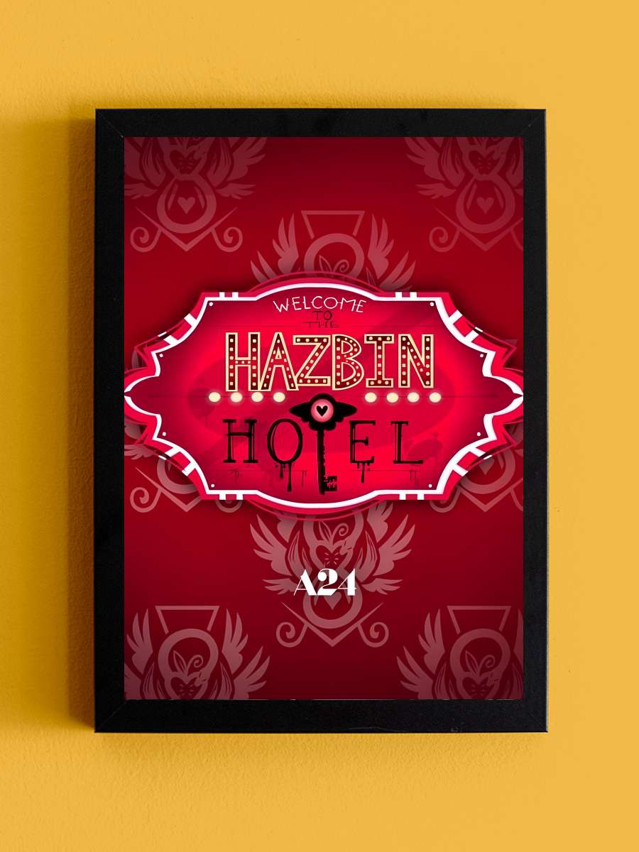 Hazbin Hotel Dizi Tablo Siyah Çerçeveli Dizi Poster Duvar Tablo