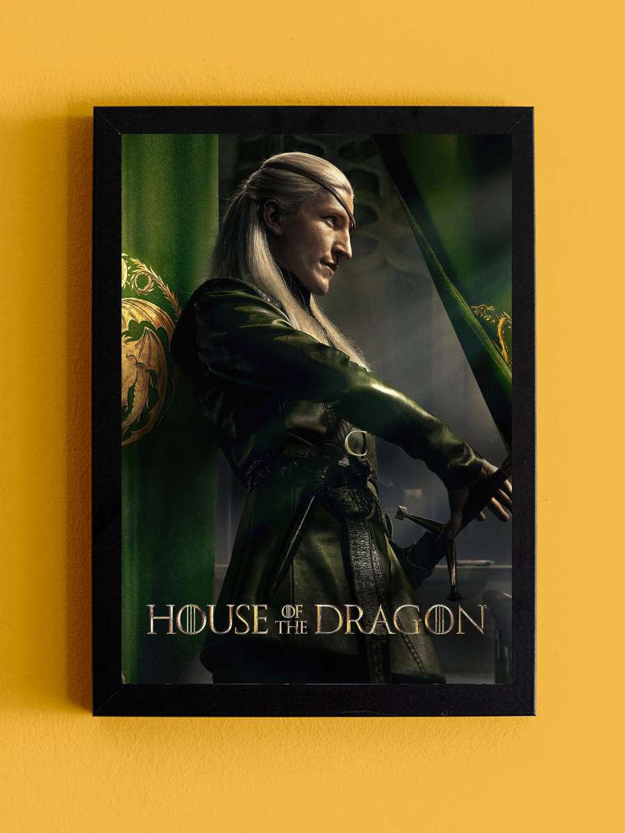 House of the Dragon Dizi Tablo Siyah Çerçeveli Dizi Poster Duvar Tablo