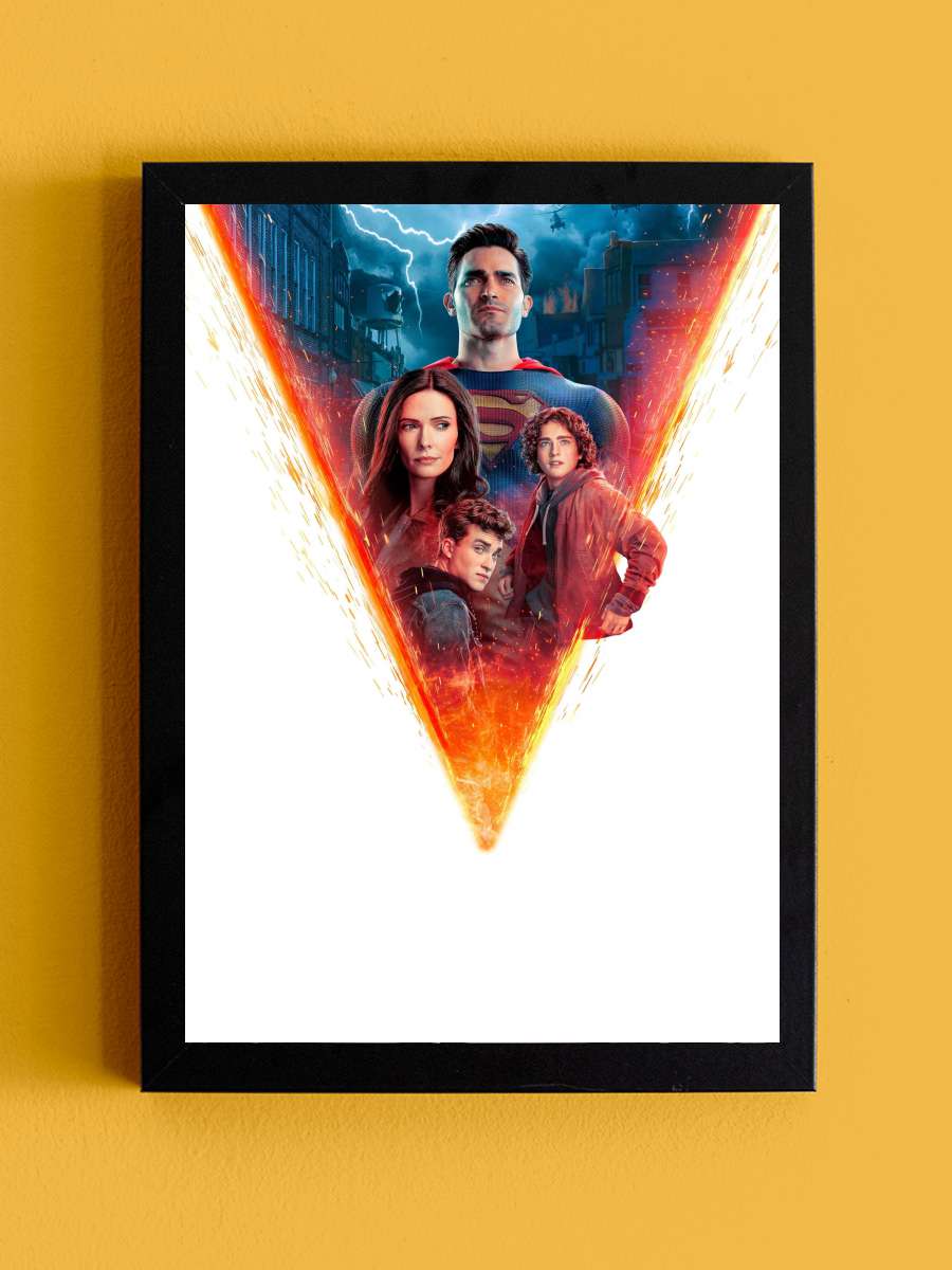 Superman & Lois Dizi Tablo Siyah Çerçeveli Dizi Poster Duvar Tablo