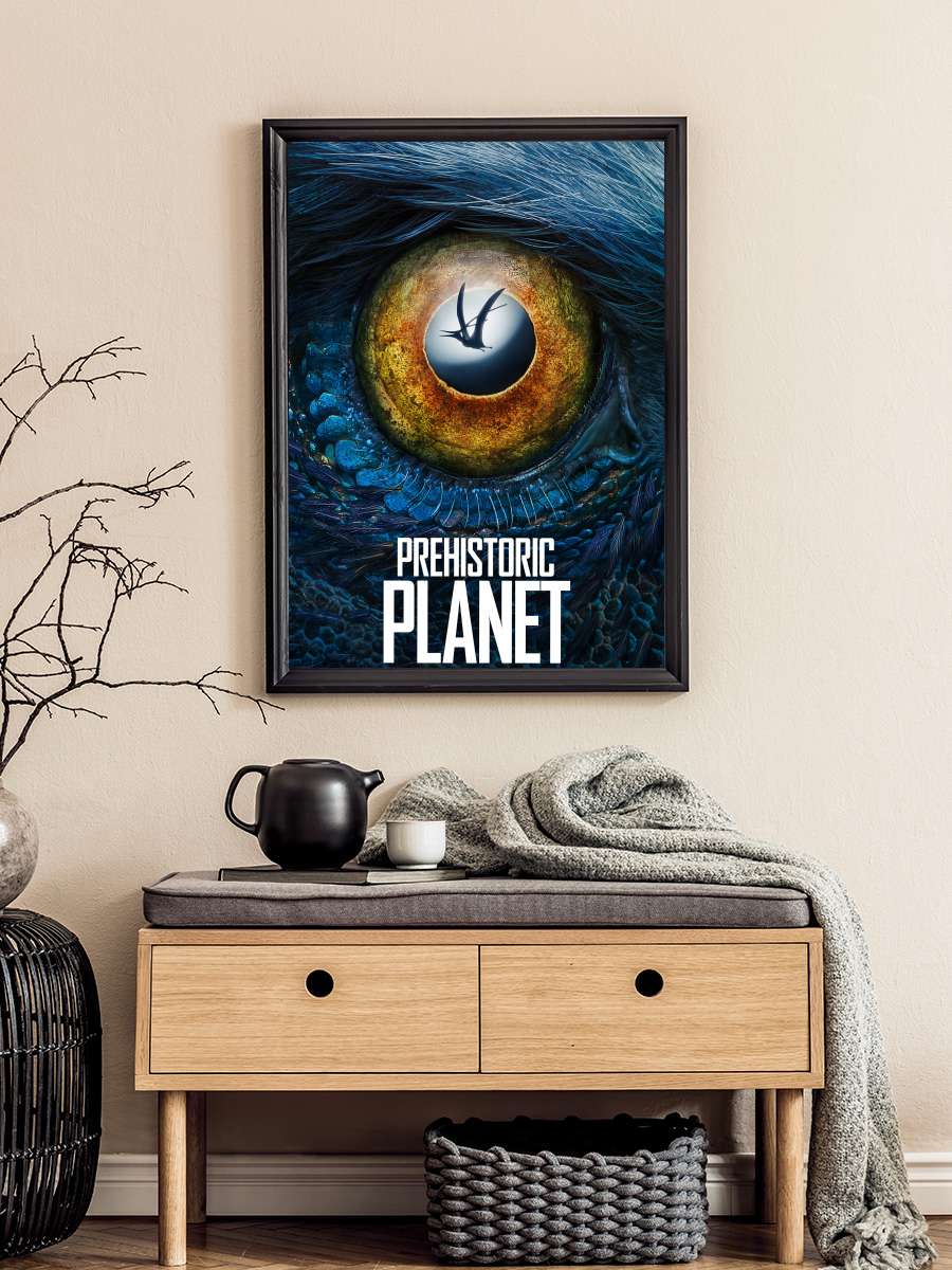 Prehistoric Planet Dizi Tablo Siyah Çerçeveli Dizi Poster Duvar Tablo